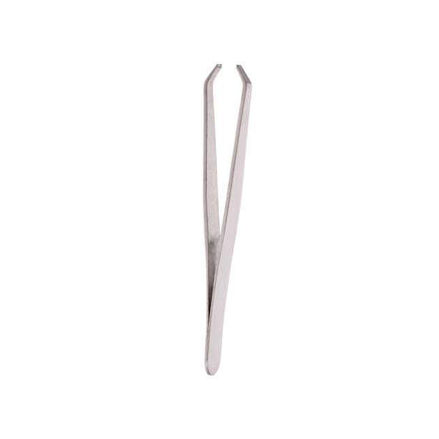PINCE À ÉPILER PROFESSIONNELLE ACIER INOXYDABLE - MORS CRABES - 9,5 CM